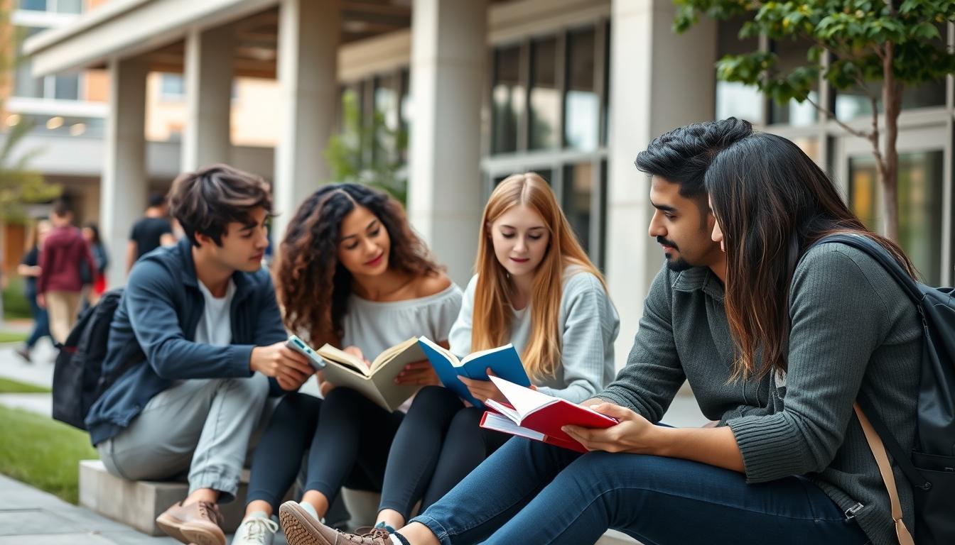 Digital learning platform with online study materials