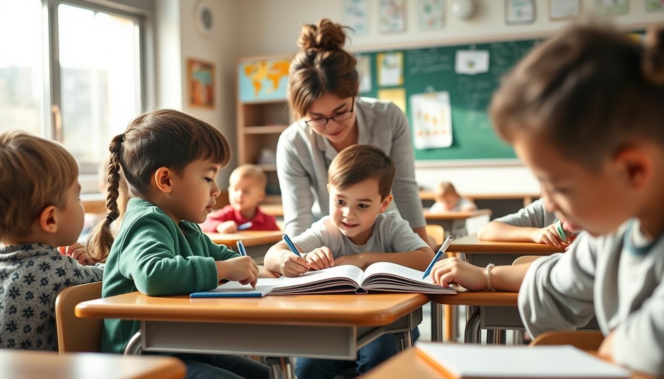 Student preparing for exams with study materials
