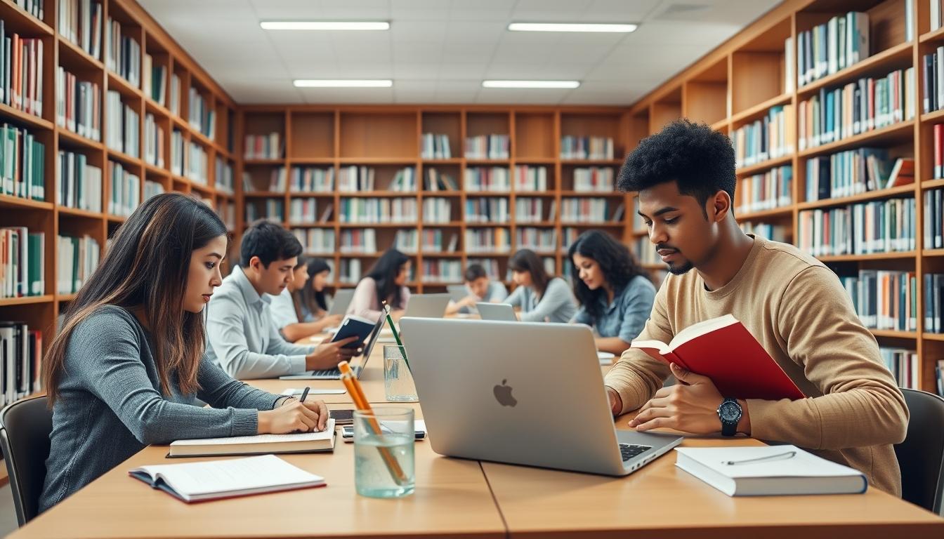 Organized study environment supporting productive learning